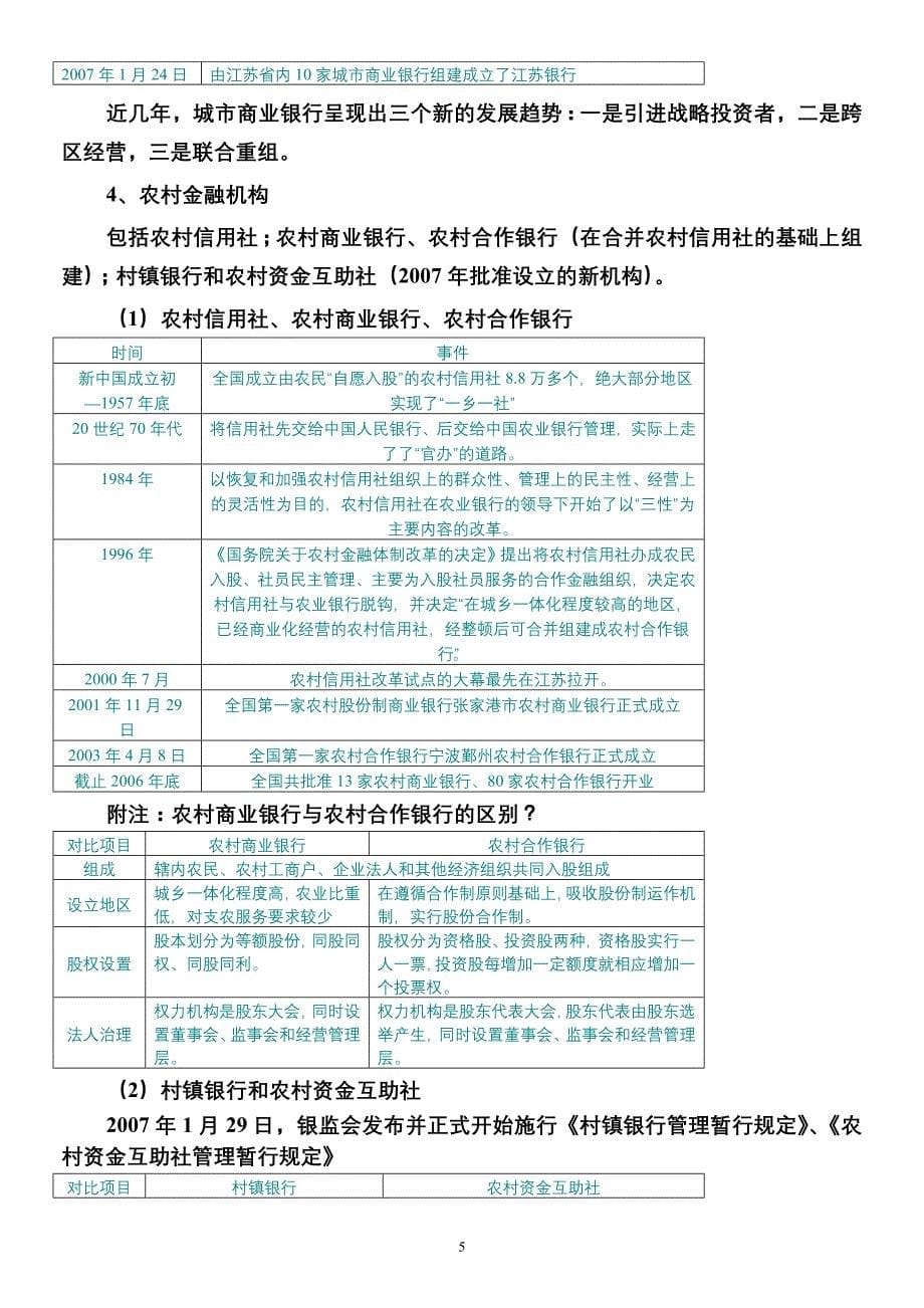 银行从业资格考试《公共基础》重点图表完整版复习资料_第5页