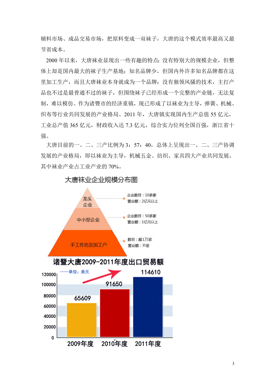 诸暨市大唐镇纺织行业电子商务应用分析_第3页