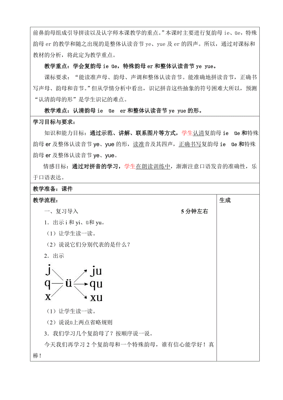 教学设计《ie  üe  er》文档_第2页