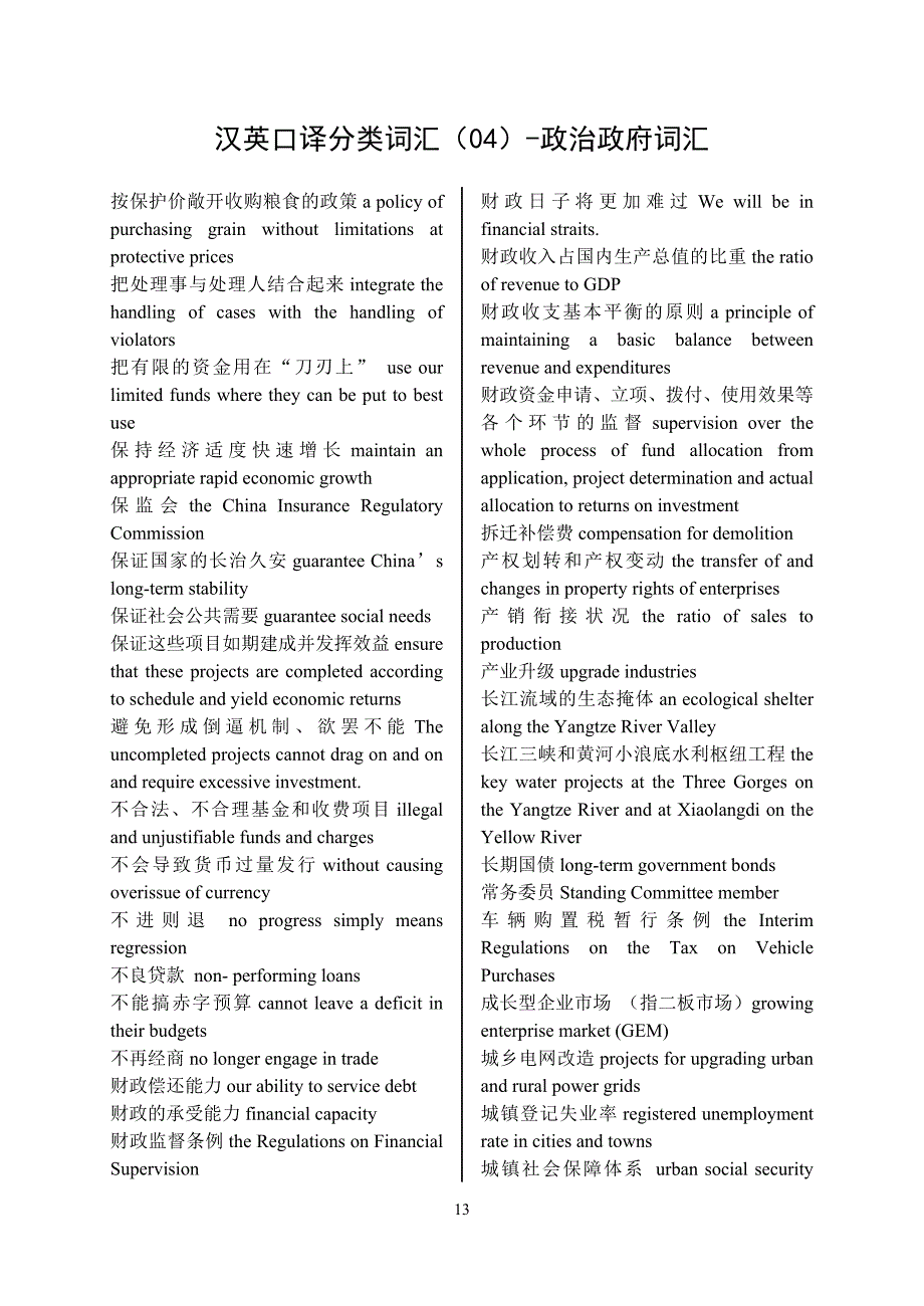 中高级口译词汇表（四）_第1页