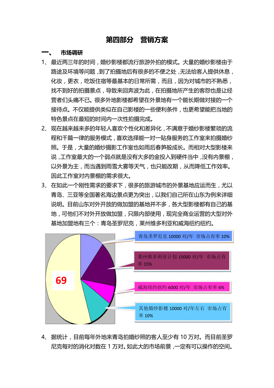 婚摄摄影公司运营计划书_第3页