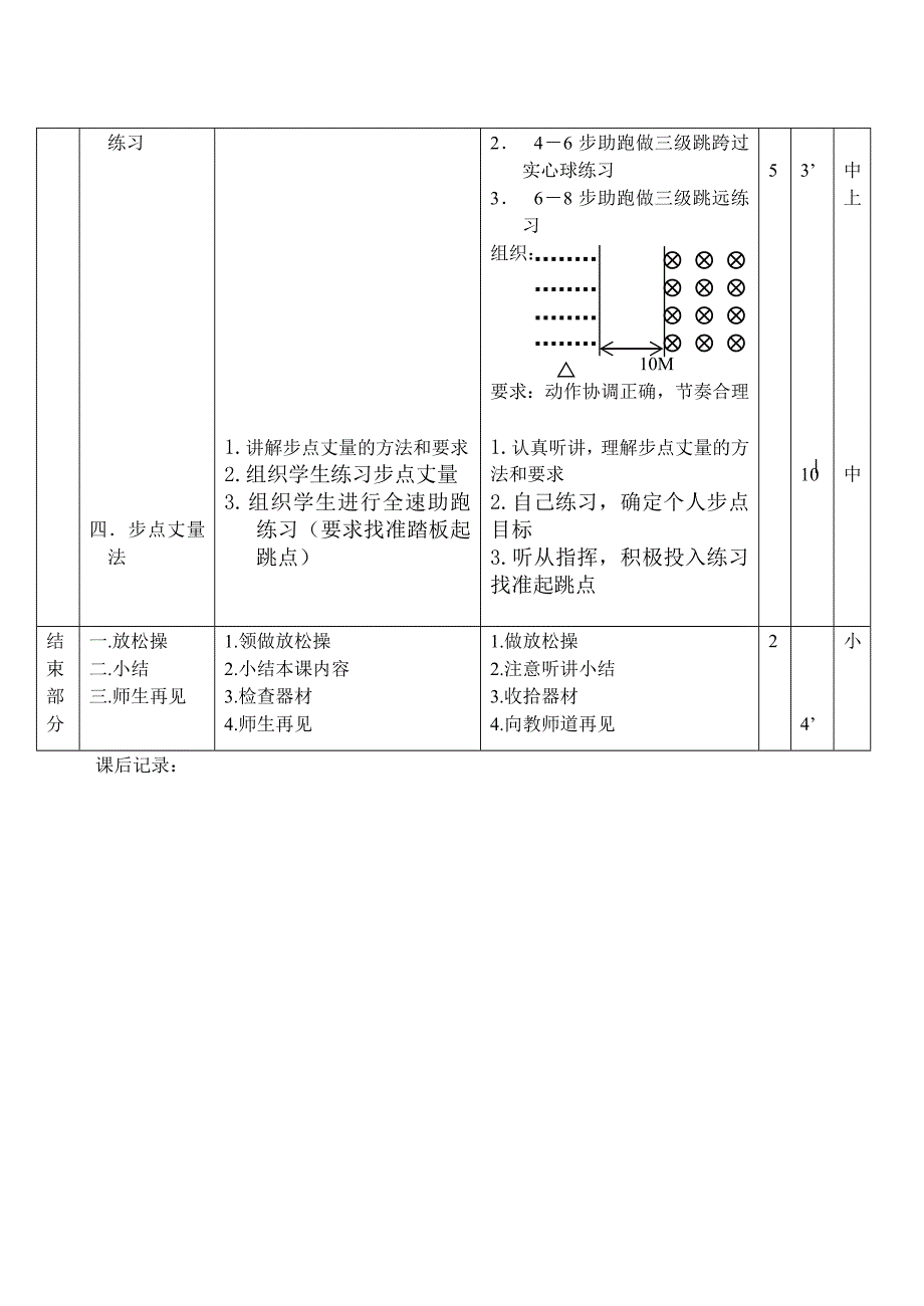 高中体育教案三级跳远 3_第2页