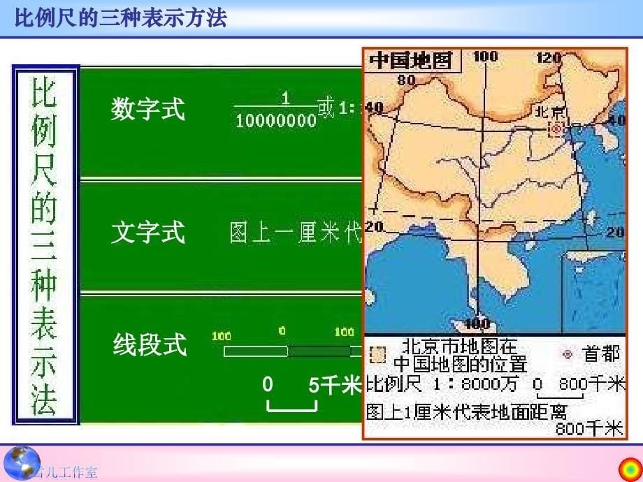 高考地理复习地图上的方向、比例尺、图例和注记ppt_第5页