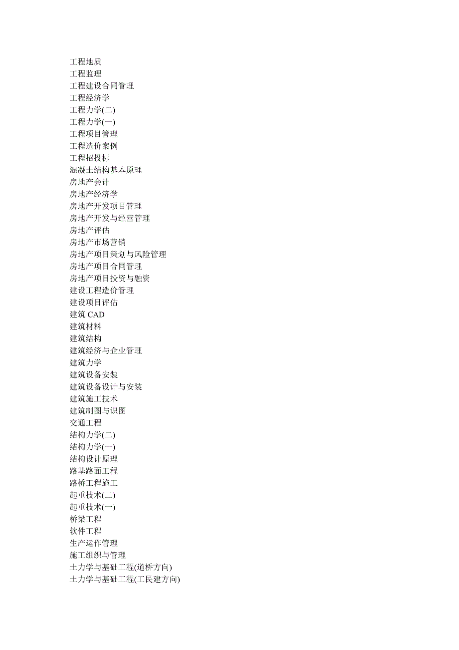 建筑土木交通和建筑类视频课程目录_第2页