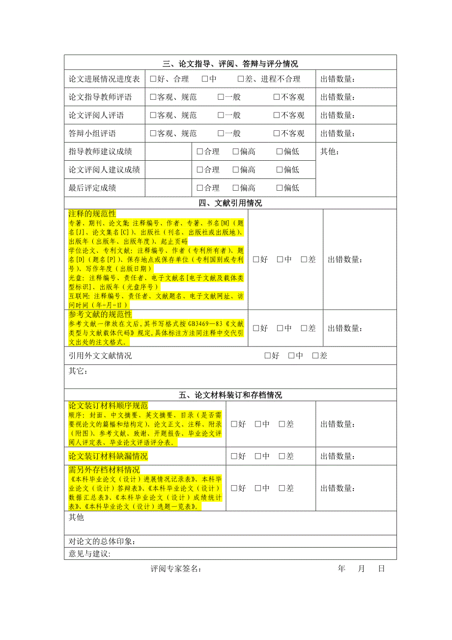 毕业论文(设计)情况调查表_第2页