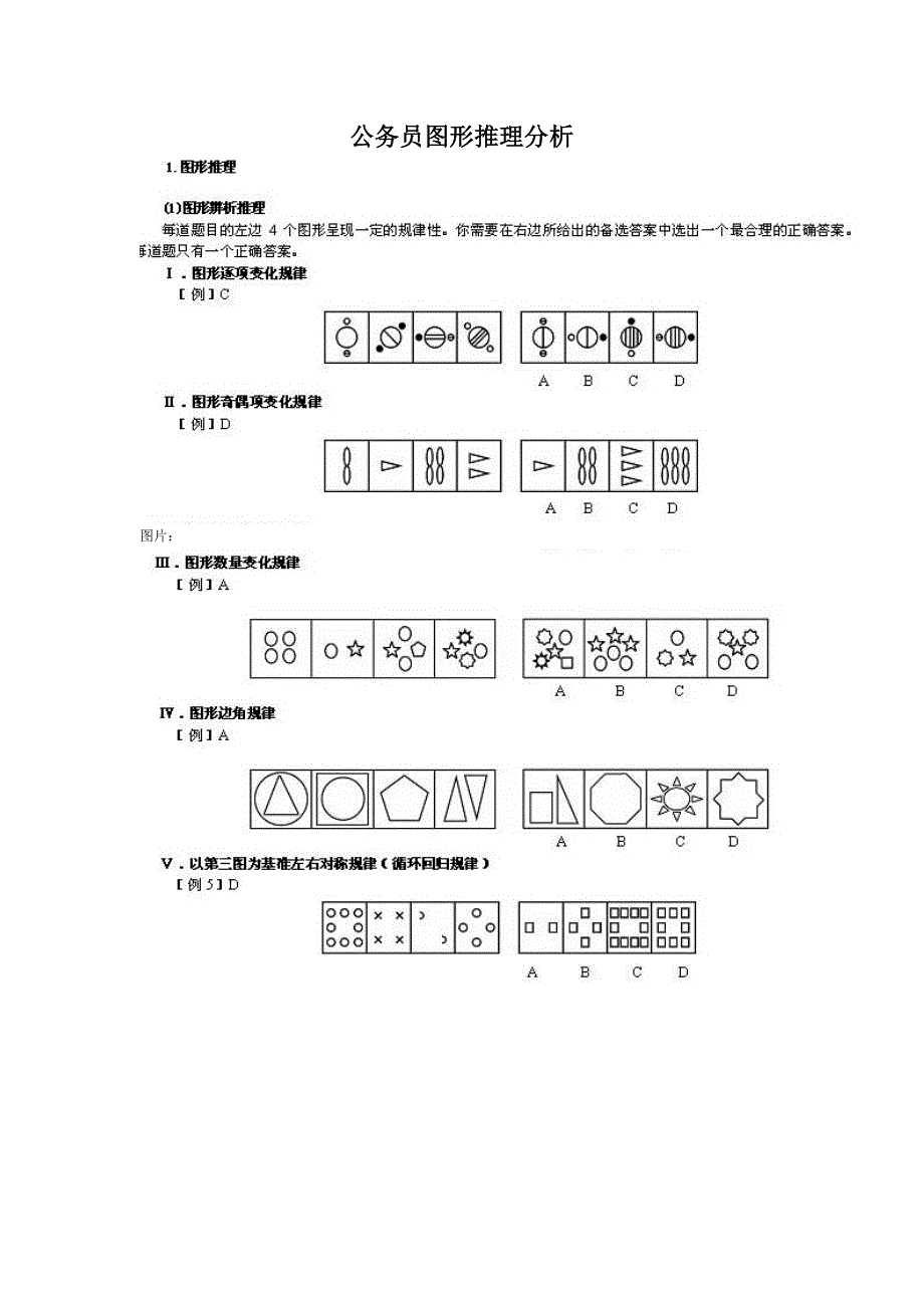 公务员图形推理分析_第1页