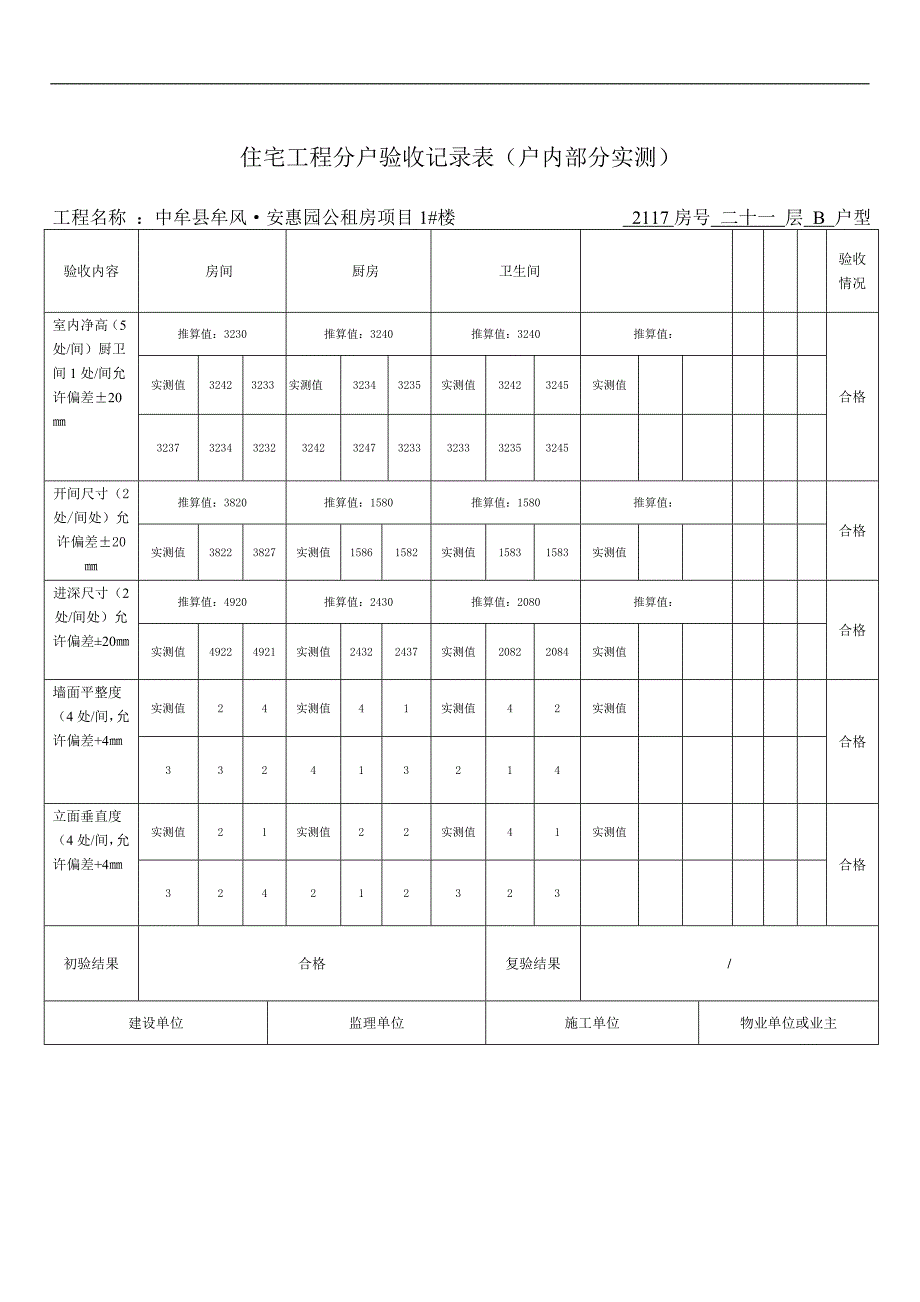 住宅工程分户验收记录表_第2页