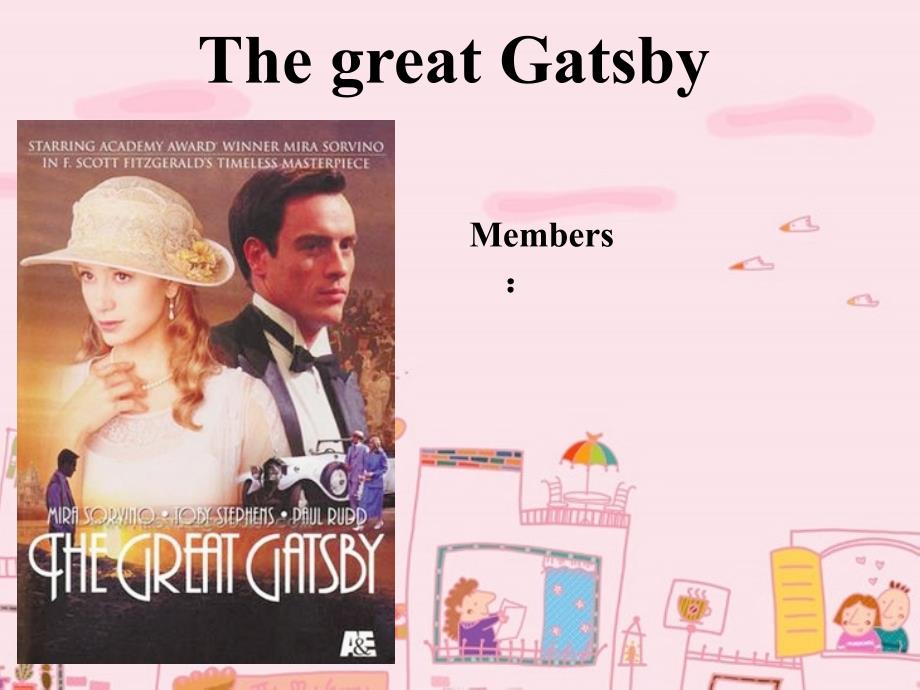 The great Gatsby 了不起的盖茨比_第1页