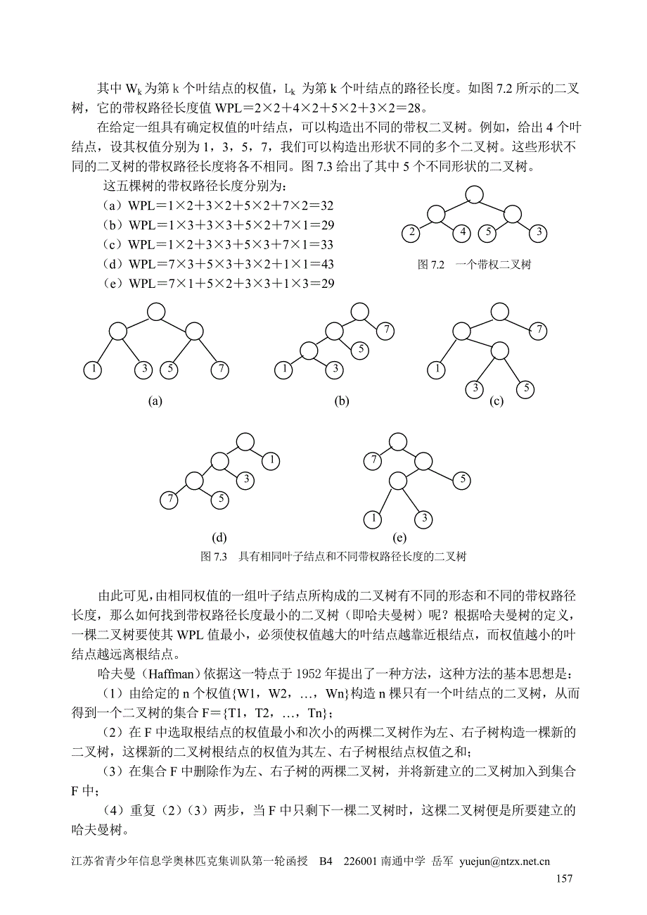 最优二叉树哈夫曼树_第4页