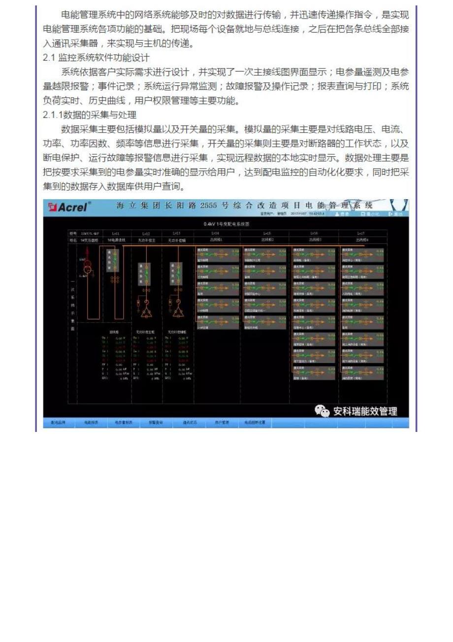 【安科瑞节能学院】安科瑞电能管理系统在海立集团长阳路综合改造项目的应用安科瑞涂志燕_第4页