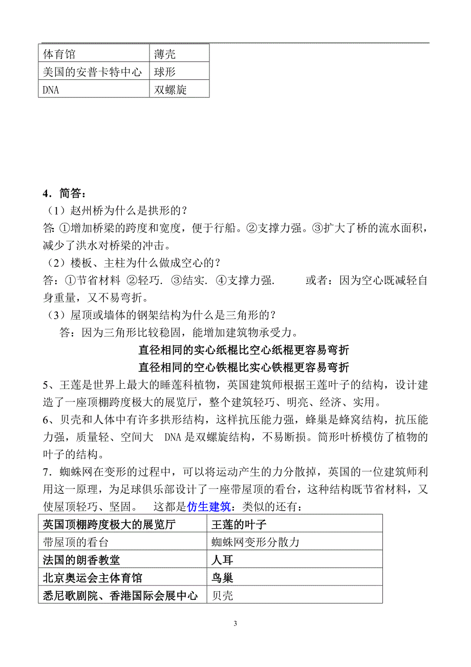 冀教版本六年级科学下册复习资料及实验_第3页