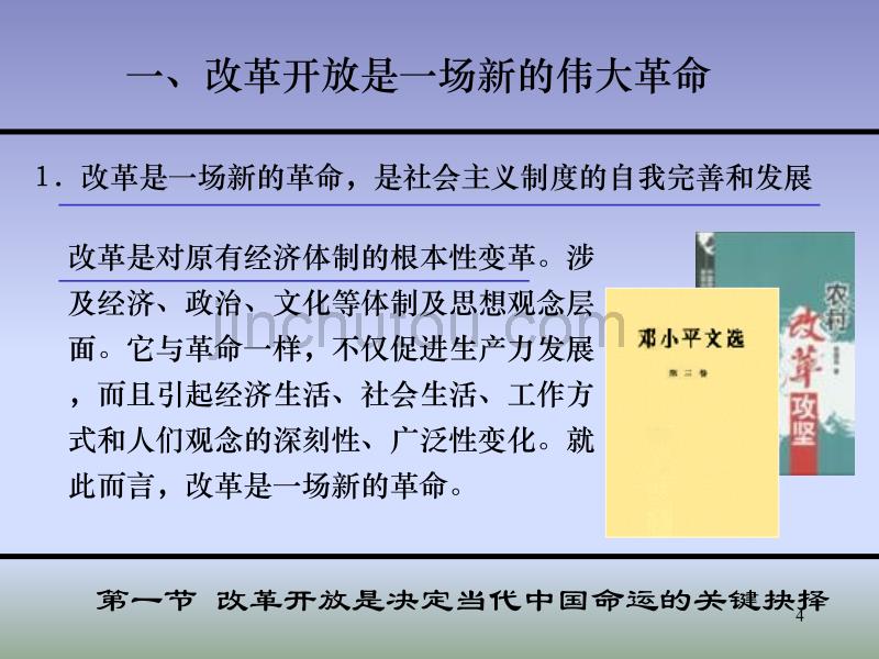 《毛概》课件 第七章 社会主义改革和对外开放_第4页