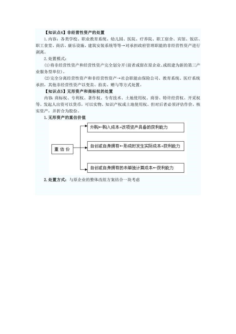 企业的股份制改组 教案_第5页