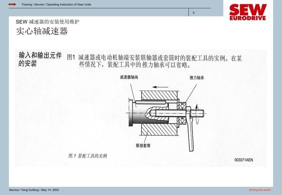 SEW减速器安装维护_第5页