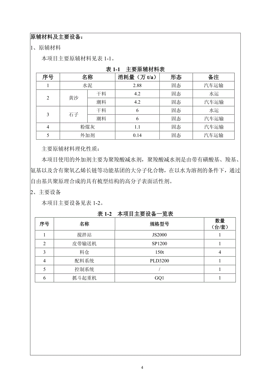 环境影响评价报告公示：年产12万立方米混凝土新建项目环评报告_第4页