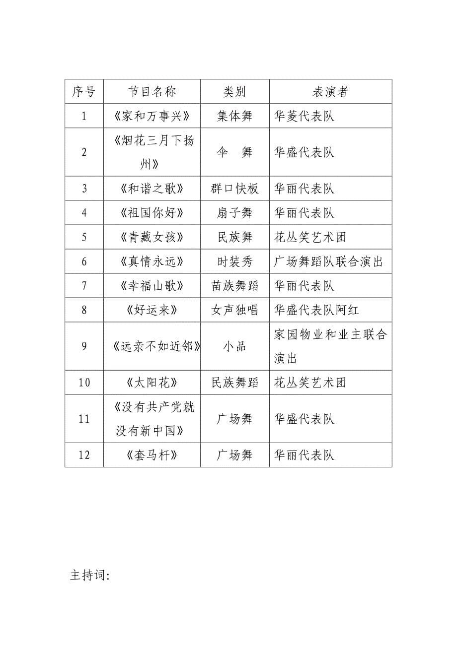 芙蓉南路社区和文化启动仪式活动_第5页