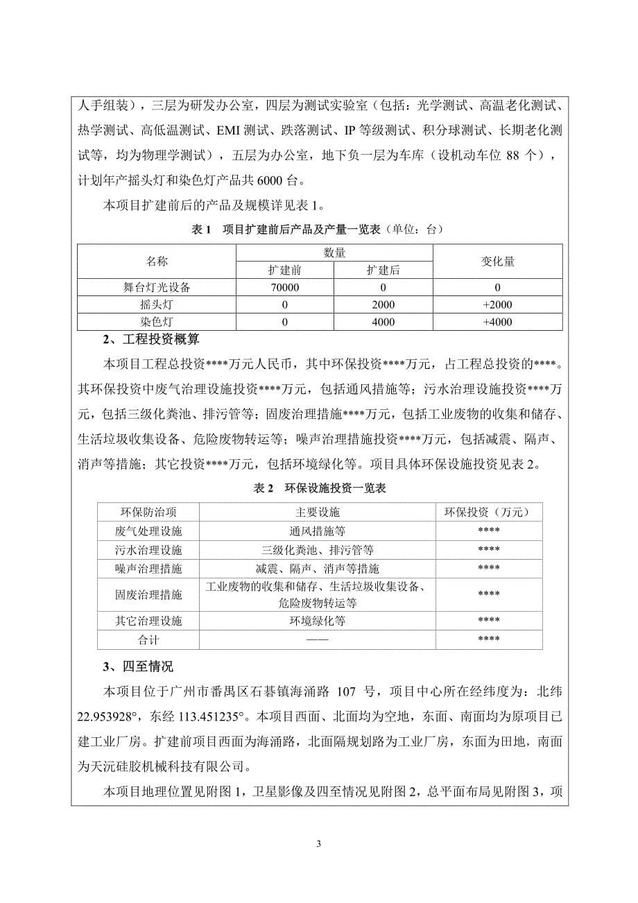 环境影响评价报告公示：演艺灯光设备生产基地升级扩建项目（海涌路107号）建设项目环评报告_第5页