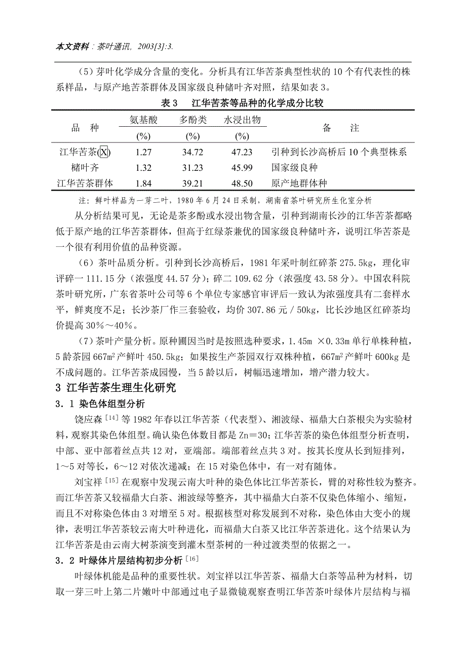 茶树珍稀资源一江华苦茶的研究_第4页