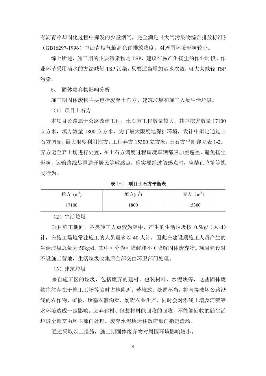 环境影响评价报告公示：环境影响分析与对策措施4环评报告_第5页