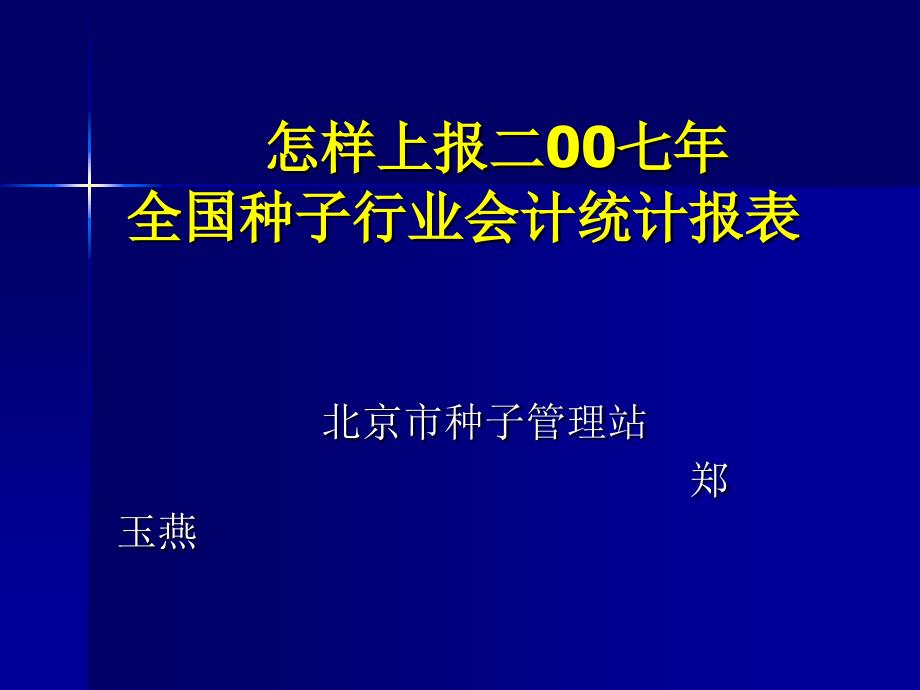 全国种子行业会计统计报表_第1页