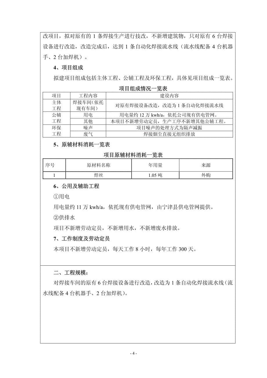 环境影响评价报告公示：焊接机器人自动化生线技改山东经济开发淮河大街以北正阳路以环评报告_第5页