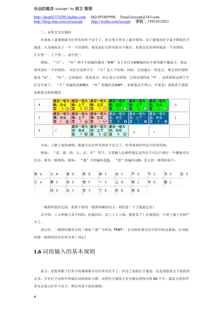 王码五笔86版教程_第4页