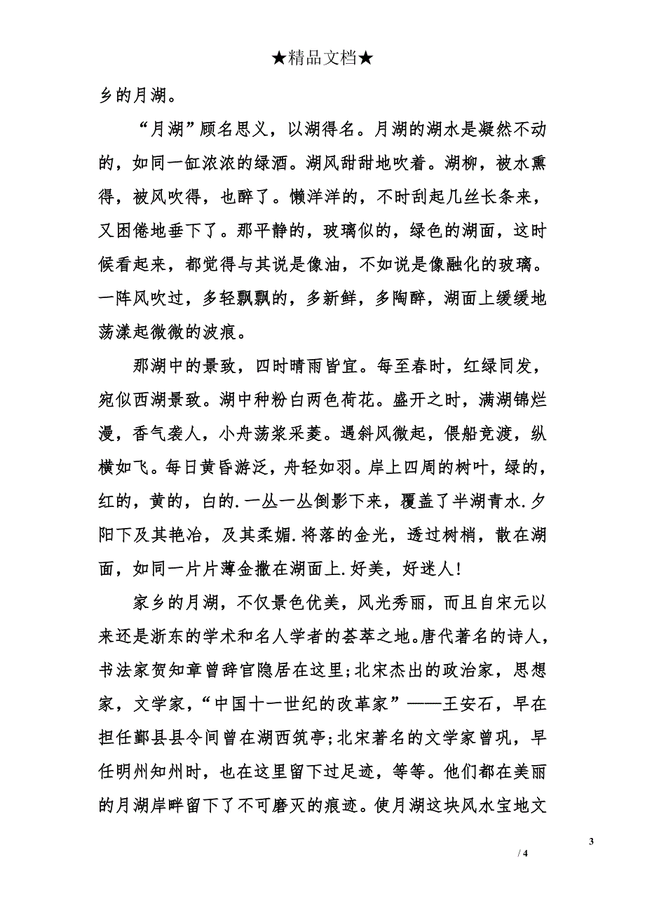 家乡的小巷周记800字_第3页