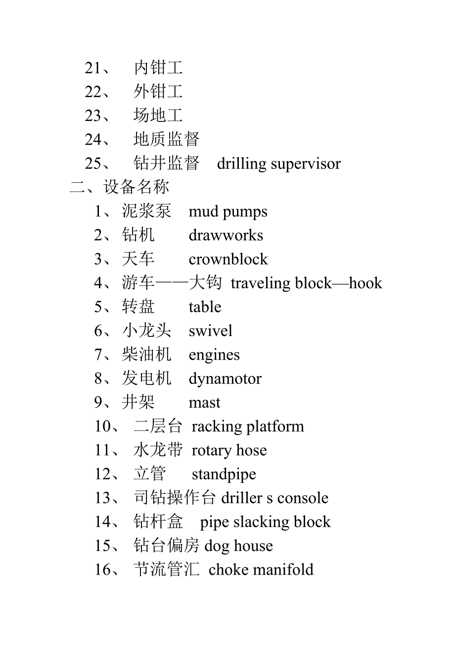 钻井常用英语词汇_第2页