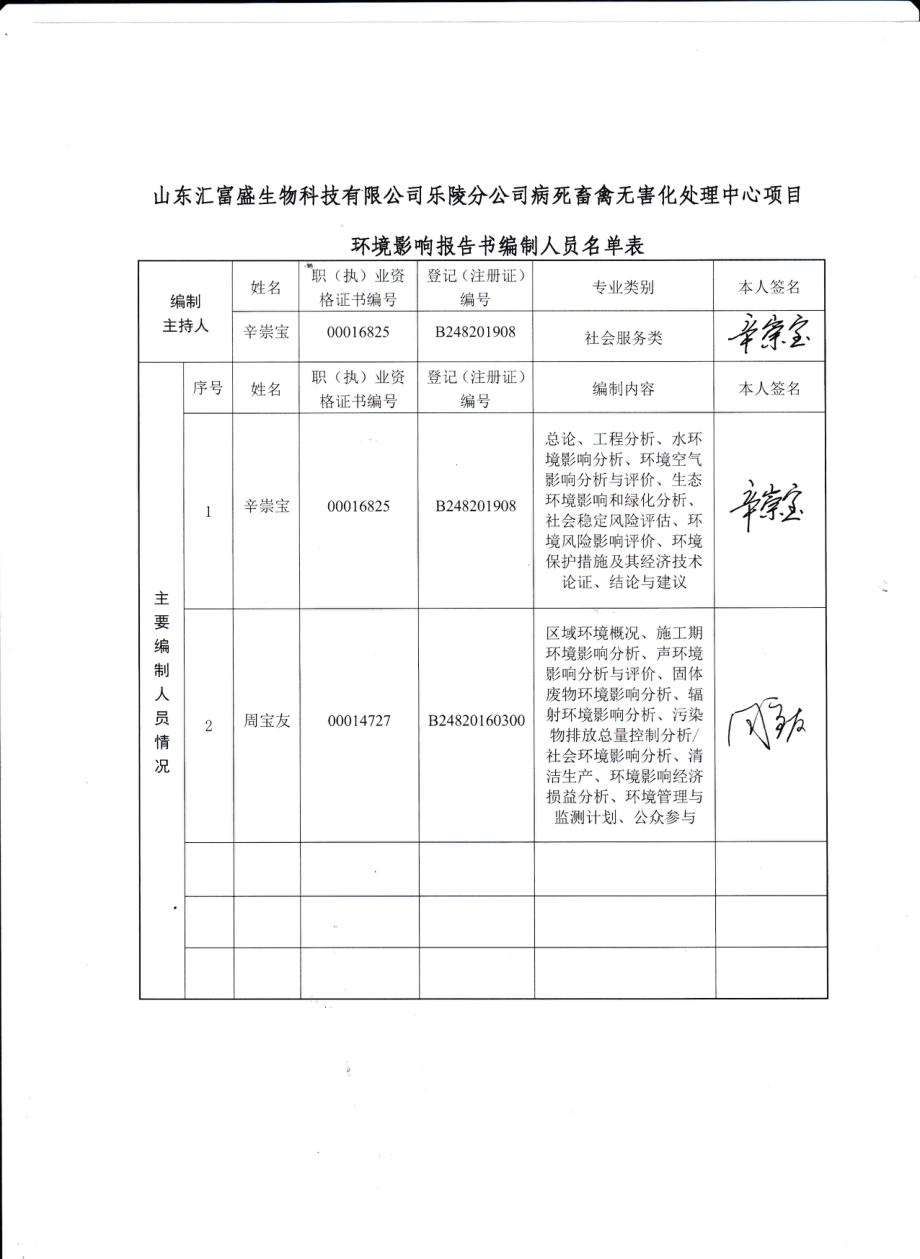 环境影响评价报告公示：病死畜禽无害化处理中心项目环评报告_第3页