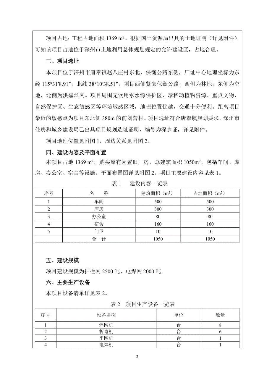 环境影响评价报告公示：深州市双新环评报告_第4页