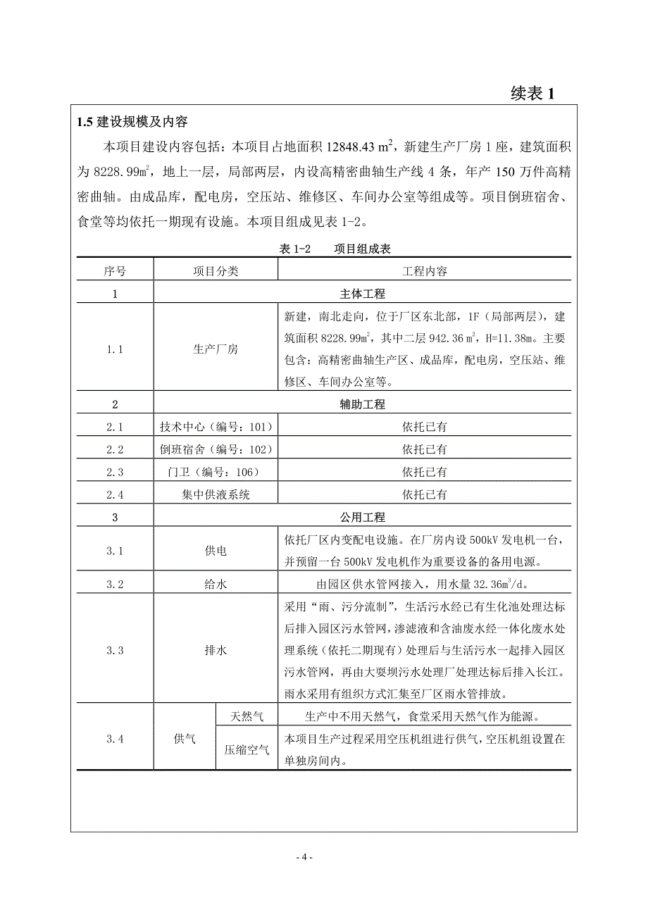 环境影响评价报告公示：美心翼申高精密曲轴扩建公示版环评报告_第4页