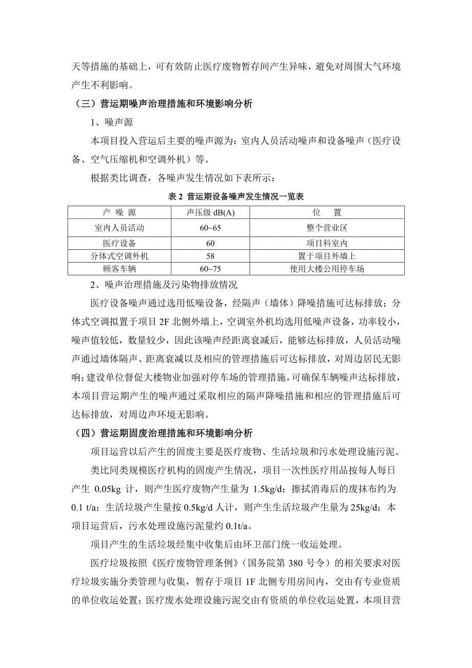 环境影响评价报告公示：成都成华光彩明天儿童眼科门诊部建设项目环境治理措施环评报告_第5页