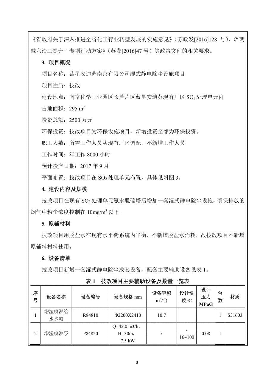 环境影响评价报告公示：蓝星安迪苏南京有限公司湿式静电除尘设施项目环评报告_第5页