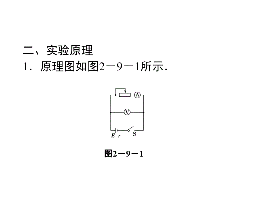 物理：2.9《实验：测定电池的电动势和内阻》基础知识讲解课件(新人教版选修3-1)_第4页