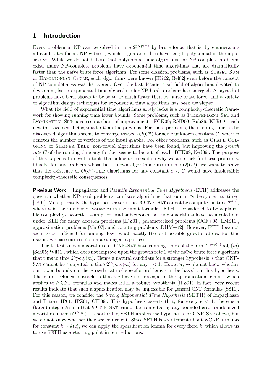 On Problems as Hard as CNF-SAT - Stanford University_第2页