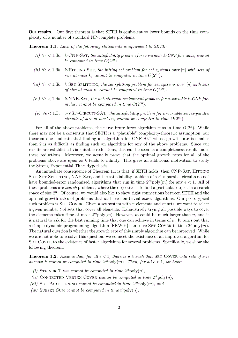 On Problems as Hard as CNF-SAT - Stanford University_第3页