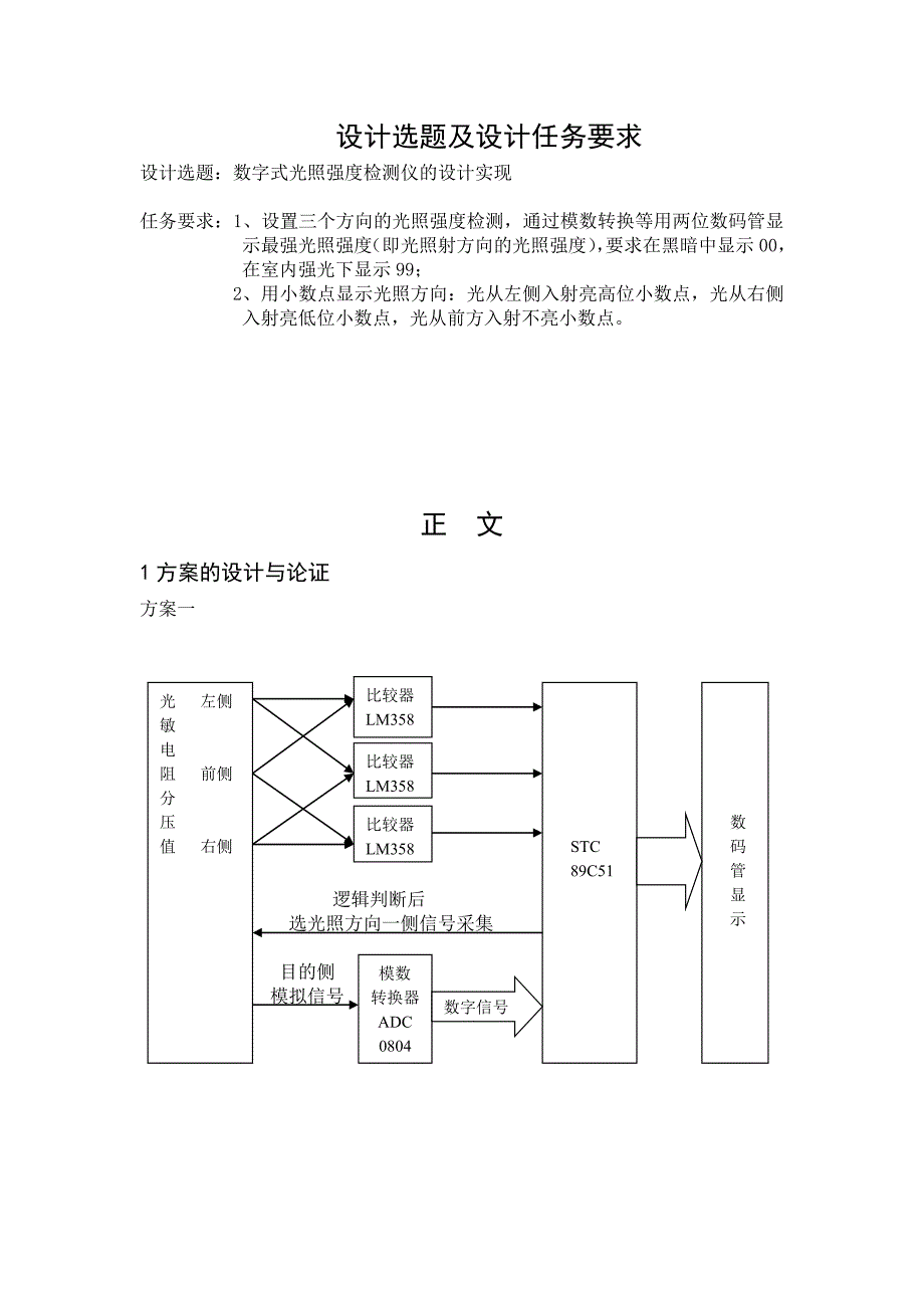 数字式光照强度检测仪的设计实现_第3页