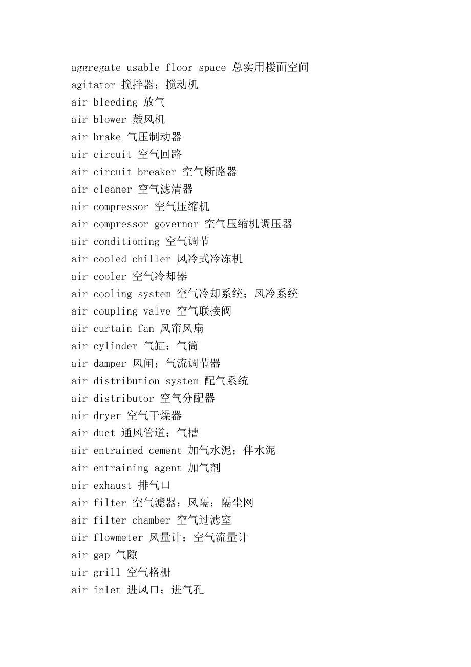 【分享】建筑业英语词汇_第4页