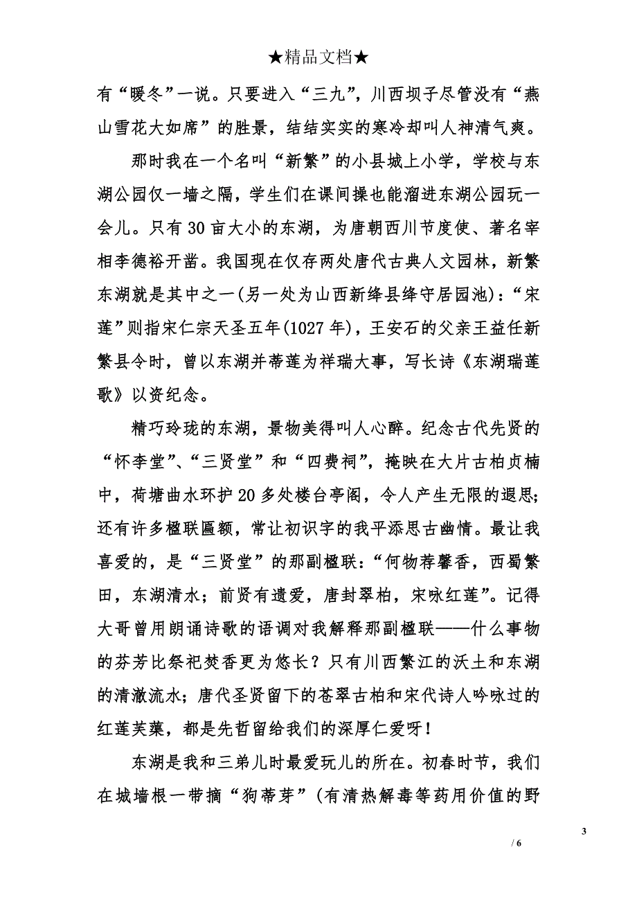 难忘的腊八节作文_第3页