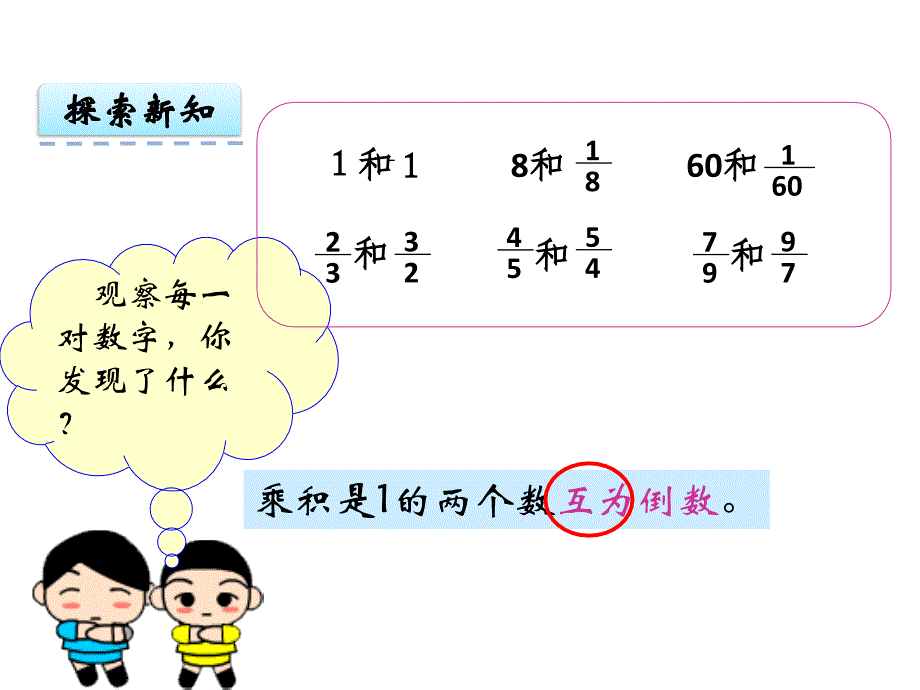 人教版六年级数学,第三单元,倒数的认识_第3页