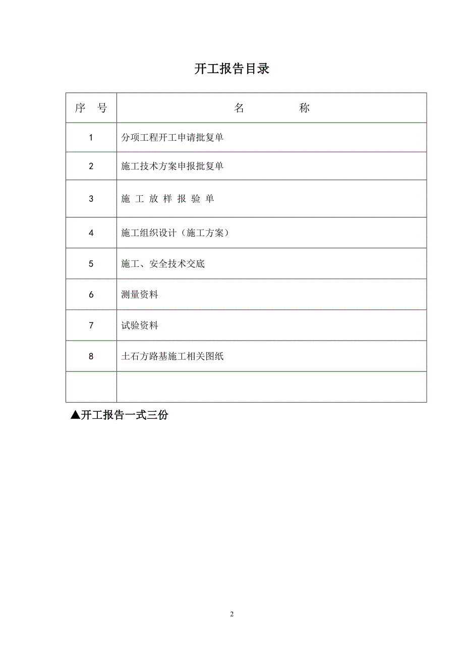 1k0+010~k0+092路基工程开工报告_第2页