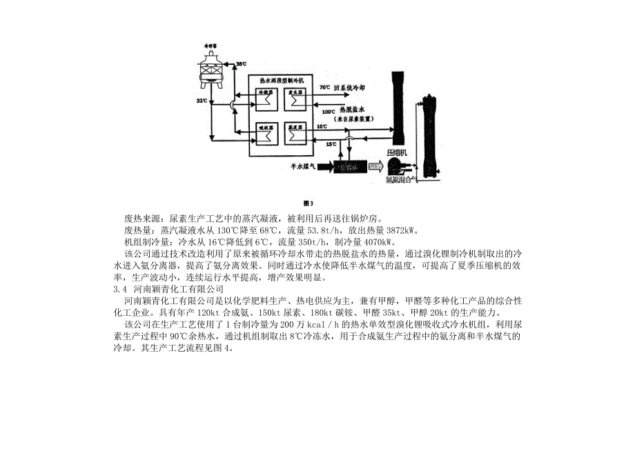 吸收式制冷机在氮肥行业节能降耗方面的应用_第4页