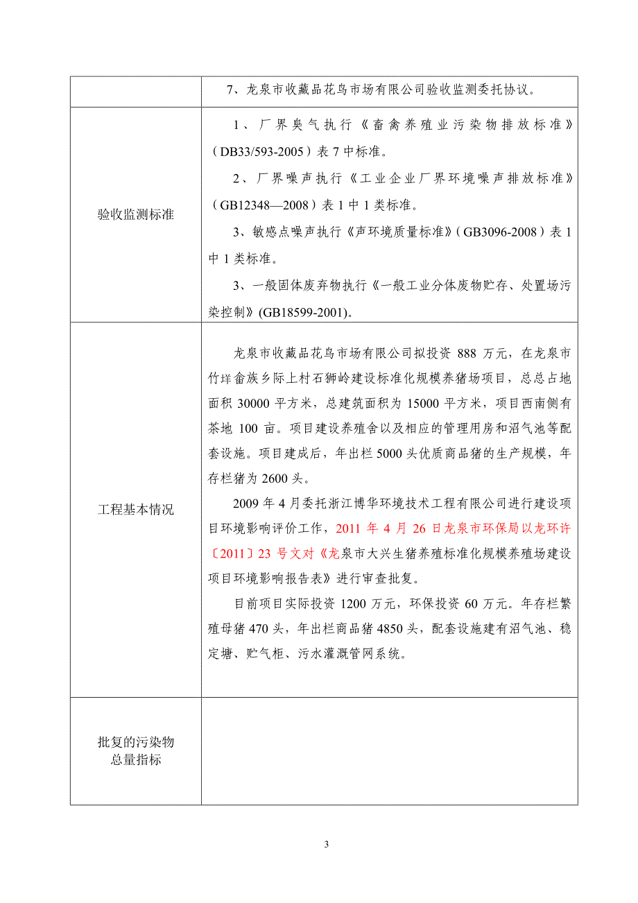 环境影响评价报告公示：龙泉市竹垟畲族乡标准化规模养猪场存栏头生猪养殖龙泉市竹垟环评报告_第4页