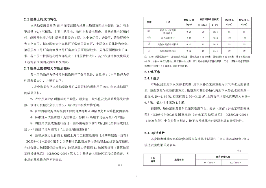 勘察报告 欧罗厂房_第4页