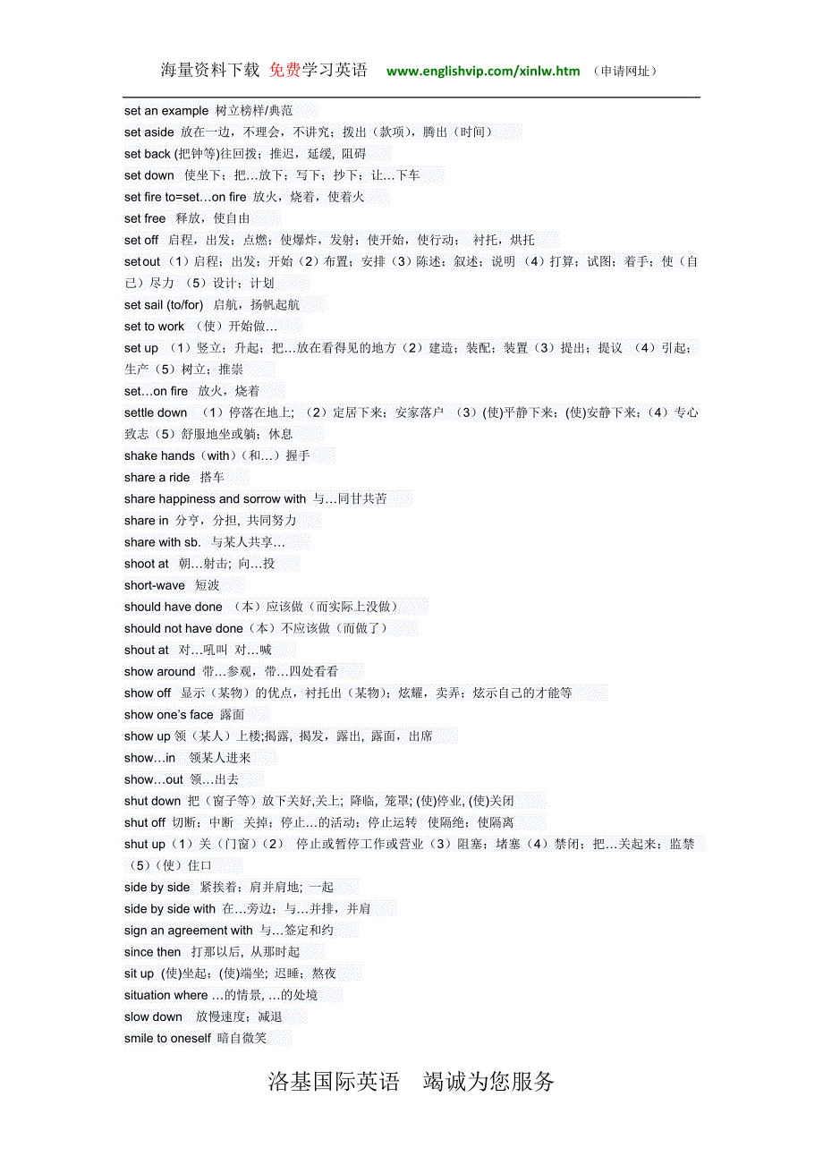 高中英语常考词组短语大全[s]_第2页