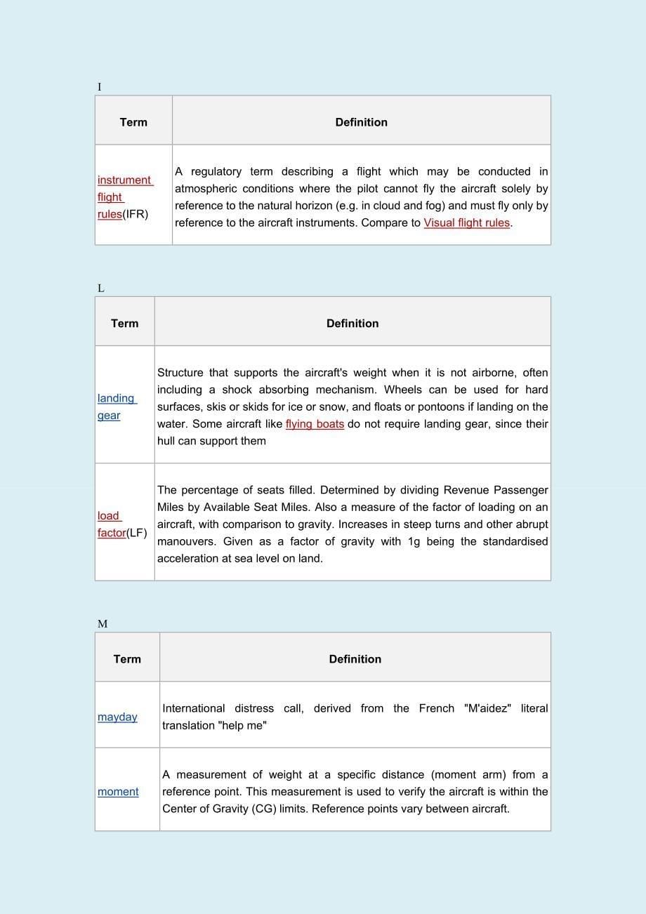 PEC航空英语证书考试-航空术语定义_第5页