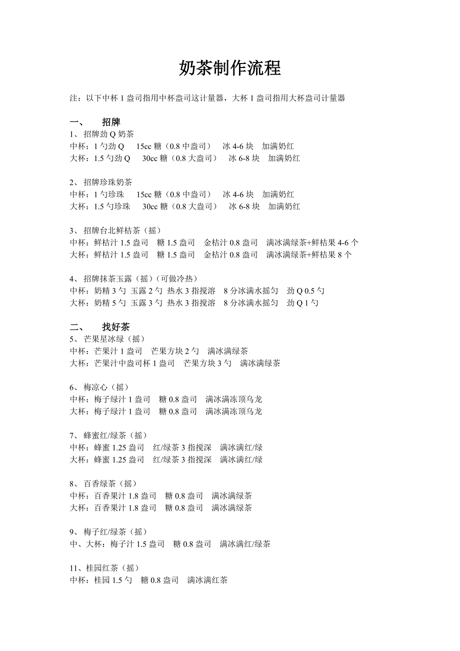 奶茶制作流程_第1页