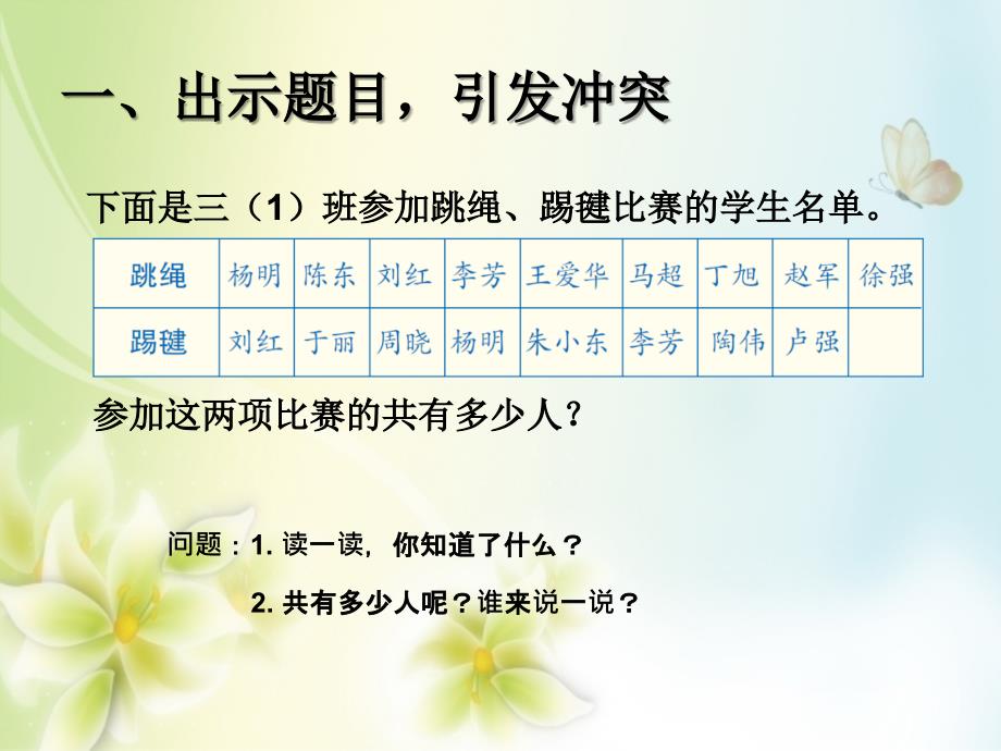 新人教版三年级上册 课件：集合_第2页