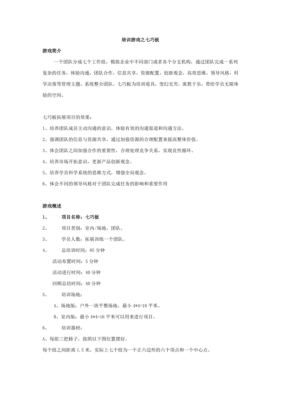 拓展培训游戏之七巧板和孤岛求生_第1页