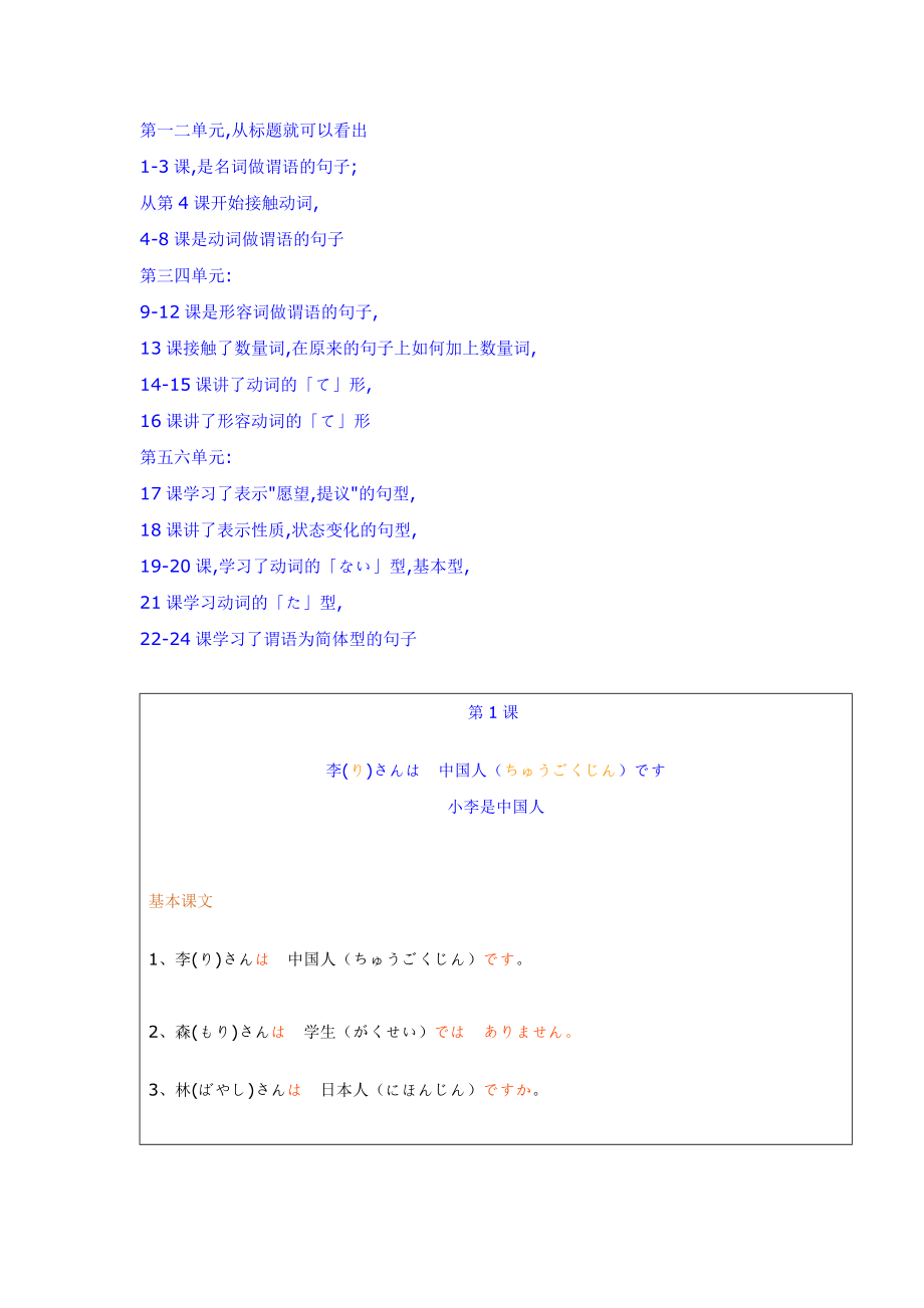 新标准日本语初级（上）_第1页